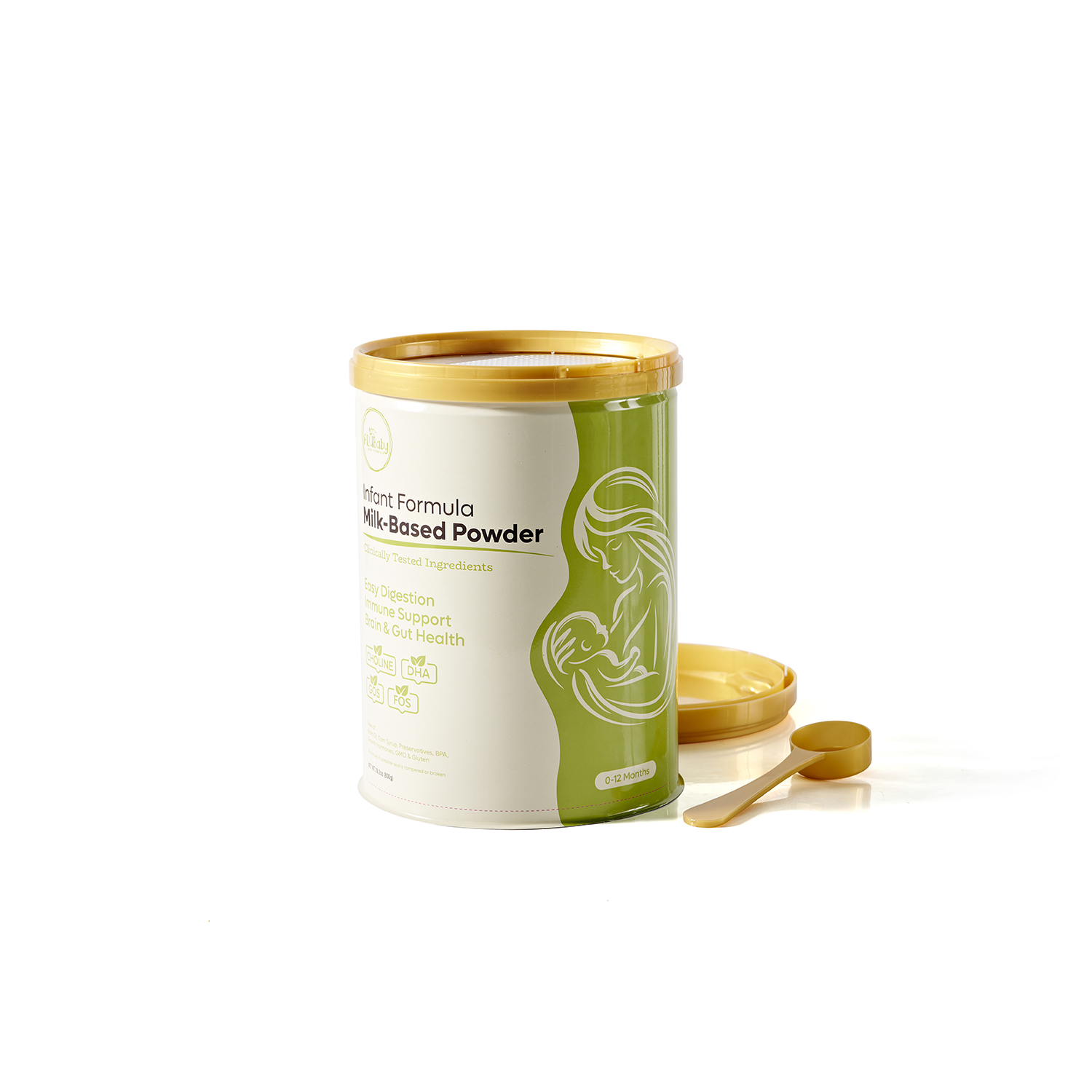 Milk powder product photography