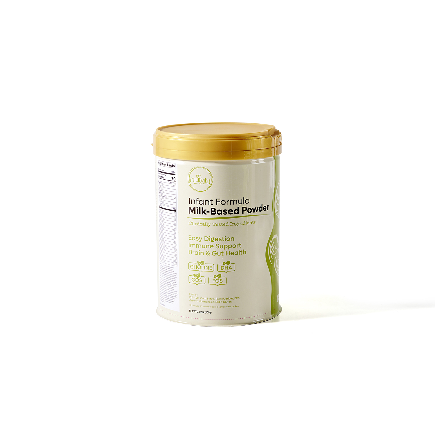 Milk powder product photography